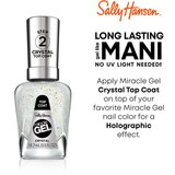 Sally Hansen Miracle Gel™ gel lak za nohte brez uporabe UV/LED lučke odtenek Crystal 14.7 ml | Shoptok.si