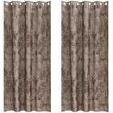  Baršunaste zavjese 2 pcs Boja cappuccina 245 x 140 cm Baršun | shoptok.hr