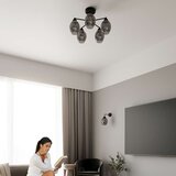 Sollux SL.1145 - Luster na štapu FILLAN 5xE27/60W/230V crni | Eponuda.com