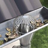  Zaštita od lišća za žljeb 8 pcs Srebrno 160 mm Nehrđajući čelik | shoptok.hr