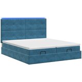  od pjene s madracem i LED-om Tamno plava 200 x 200 cm | shoptok.hr