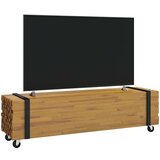 TV stojalo Rjava 110 x 30 x 30 cm Trden tikov les, (5000112702) | Shoptok.si