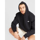 New Balance Sweater majica 'Essentials' crna / bijela | shoptok.hr