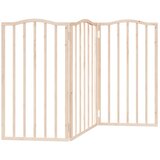  Vrata za pse s 3 panela sklopiva 150 cm od drva topole | Eponuda.com