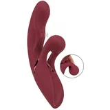 Javida 2 Function Rabbit Vibrator Vibration & Thumping Red