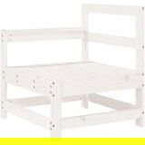  7-dijelna vrtna garnitura bijela od masivne borovine | shoptok.hr