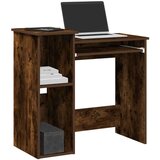 vidaXL Radni stol s policama boja hrasta 84x40x78 cm drveni | shoptok.hr