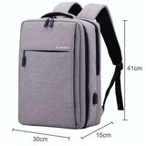 Gembird NCC-15-KLB012 ranac poslovni sivi za laptop 15,6inc 41x30x15cm usb konektor | Eponuda.com