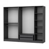 Hanah home Kale 190 Anthracite v2 Ormar, 225x190x52cm | Eponuda.ba