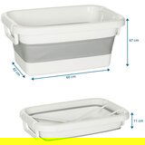 MID.YOU Univerzalna Košara Clean Silw, Bela, Siva | Shoptok.si