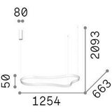 Ideal Lux VISEČA LED-SVETILKA 45 W 4800 lm 3000 K 220-240 V | Shoptok.si