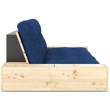 Karup Design Plava sklopiva sofa od samta 244 cm Base – | shoptok.hr