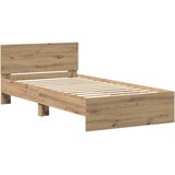  Krevetna konstrukcija Umjetnički hrast 203 x 104 x 70 cm | shoptok.hr