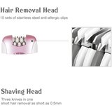 GOLDWAY Ženski epilator za odstranjevanje dlak, 2 v 1 brezžični prirezovalnik za odstranjevanje dlak za ženske, prenosni neboleč brivnik, (21978781) | Shoptok.si