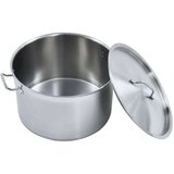 vidaXL Lonec za juho 44 L 45x28 cm nerjaveče jeklo | Shoptok.si
