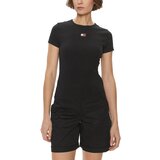 Tommy Hilfiger Majice s kratkimi rokavi TJW BADGE RIB DW0DW17881 Črna | Shoptok.si