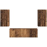  Set zidnog ormarića za TV 4 pcs Staro drvo Konstruirano drvo | Eponuda.ba