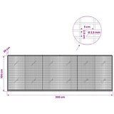  Gabion s žicom debljine 3,5 mm i mrežom 5x2,5 cm 300x20x100 cm | shoptok.hr