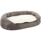 Flamingo ortobed ležaljka za pse, ovalna, siva, 100x65x24 cm Cene