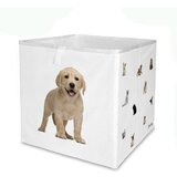 Butter Kings Bijeli tekstilni organizator za dječje igračke 32x32x32 cm The Cutest Ones – | shoptok.hr