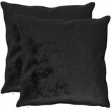  Presvlaka za jastuk 2 pcs HEERLEN Crna 70 x 70 cm Flanel | shoptok.hr