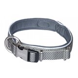 Nobby dog ogrlica clas.preno royal m/l 45-55cm siva Cene