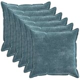  Presvlaka za jastuk 6 kom. HOUTEN Plava 55 x 55 cm - Plava 55 x 55 cm 6 | shoptok.hr
