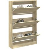 vidaXL omarica za čevlje sonoma hrast 80x21x125,5 cm inženirski les | Shoptok.si