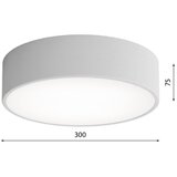  plafonsko svetlo cleo 2xE27/24W/230V ø 30 cm sivo | Eponuda.com