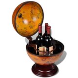 vidaXL namizni globus z barom / stojalo za vino les evkaliptusa | Shoptok.si