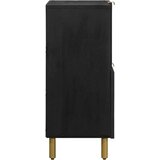  Komoda crna 80x33x75 cm od konstruiranog drva | shoptok.hr