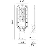  Ulična LED lampa BRELUXO LED/200W/230V 4000K IP65 | Eponuda.com