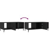 vidaXL Stolić za kavu crni 102 x 50 x 40 cm od konstruiranog drva | shoptok.hr