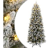vidaXL Umjetno božićno drvce s 300 LED žarulja i snijegom 210 cm | shoptok.hr