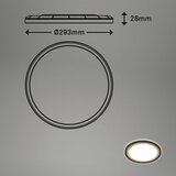 Lesnina-XXXL stropna led-svetilka 29,3/2,8 cm | Shoptok.si