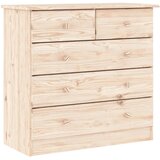  Visoka komoda ALTA 77 x 35 x 165 cm od masivne borovine | shoptok.hr