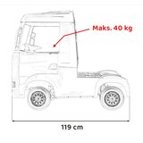  Licenciran tovornjak na akumulator Scania R-SERIJA 4x4 - bel | Shoptok.si