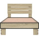  Okvir za krevet boja hrasta 90x190 cm konstruirano drvo i metal | shoptok.hr