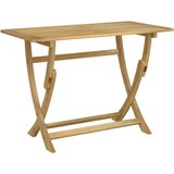  Sklopivi vrtni stol 110 x 55 x 75 cm od masivnog drva bagrema | shoptok.hr