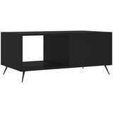  Stolić za kavu crni 90x50x40 cm od konstruiranog drva | shoptok.hr