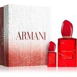 Armani Sì Passione Red Musk darilni set za ženske Cene