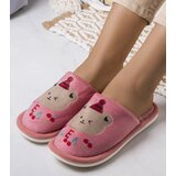 Gemre Pink Soft Bear Slippers | Shoptok.si