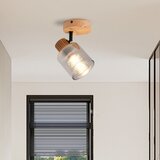  Brilagi - Zidna spot svetiljka HYGGE 1xE14/15W/230V drvo/zadimljeno | Eponuda.com