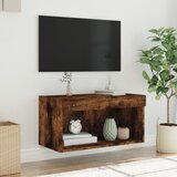 TV ormarić s LED svjetlima boja dimljenog hrasta 60x30x30 cm | Eponuda.ba