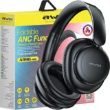 Awei ON-EAR SLUŠALKE A996 PRO ANC BLUETOOTH ČRNI OVITEK ZA TELEFON, (21968739) Cene