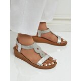 Resti Women's Wedge Sandals with Cubic Zirconia Agaya | Shoptok.si