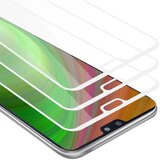 Cadorabo Huawei P20 - Zaščitna folija v transparentno z belo - 3-pack Kaljeno steklo za zaščito zaslona s trdoto 9H in 3D dotikom, (20553107) | Shoptok.si