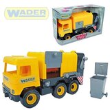 Wader middle truck: žuti kamion za odvoz smeća - 43cm - | shoptok.hr