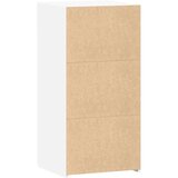 vidaXL Komoda bela 45x42,5x93 cm inženirski les | Shoptok.si