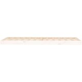  Posteljni okvir bel 75x190 cm trdna borovina, (20723630) | Shoptok.si